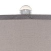 Vienna Full Spectrum Olivia 28 1/4" Tall Traditional Glam Luxury End Table Lamp Clear Crystal Single Gray Shade Living Room Bedroom Bedside Nightstand - 3 of 4