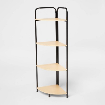 Tangkula 2pcs 3 Tier Detachable Floor Corner Shower Shelf Counter Corner  Storage Rack : Target