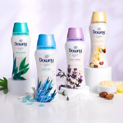 Downy Light Woodland Rain Scent Laundry Scent Booster Beads with No Heavy Perfumes - 24oz