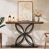 Tribesigns 47" Console Table Sofa Table with Unique Butterfly Metal Base, Foyer Accent Table for Living Room, Entryway, Hallway - 2 of 4