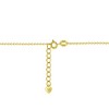 Girls' Tiny Cross Sterling Silver Gold Plated Necklace - In Season Jewelry - 4 of 4