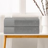 Unique Bargains 100% Cotton Solid Quick Dry Highly Absorbent Bath Towels 2 Packs - 3 of 4