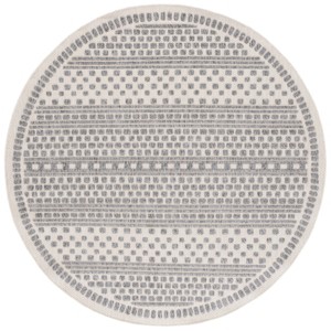 Milos MLO110 Power Loomed Indoor/Outdoor Area Rug - Beige/Grey - 6'7"x6'7" - Safavieh - 1 of 4