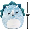 Squishmallows 10" Jerome The Triceratops & Nichelle The Orange Dinosaur 2-Pack Plush - Official Jazwares - Gift for Kids, Girls & Boys - 3 of 4