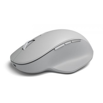 Microsoft Surface Precision Mouse Gray - Wireless - Bluetooth or USB - Scroll Wheel - Ergonomic Design - Pairs w/ up to 3 computers