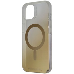ZAGG Milan Snap Series Case for MagSafe for Apple iPhone 13 - Gold/Clear - 1 of 1