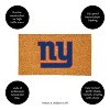 EvergreenNFLNew York Giants Logo Natural Coir 28 x 16 Inches Indoor Outdoor Doormat - 4 of 4