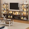 Industrial Metal Bookshelf – Tiered Open Bookcase Organizer, Heavy Duty Tall Storage Shelf for Bedroom, Office, Living Room - 4 of 4