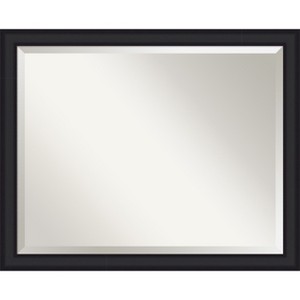 Amanti Art Oliver Narrow Beveled Wood Framed Bathroom Vanity Wall Mirror - 1 of 4