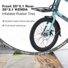 DOMETOUR 26 Inch Bike 7-Speed Commuter Bicycle with Aluminum Alloy Frame for Women and Men Green - 4 of 4