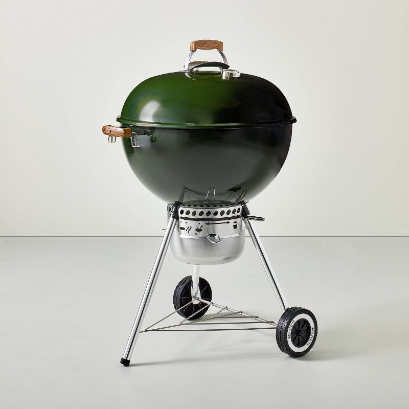 Weber 22&#34; Charcoal Grill 1500573 Green - Hearth &#38; Hand&#8482; with Magnolia, 1 of 7