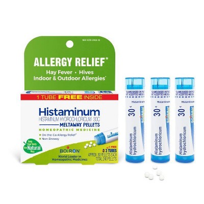 Histaminum Hydrochloricum 30C 3 MDT by Boiron Homeopathic Medicine For Allergy Relief  -  3 pack Pellet