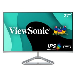 ViewSonic VX2776-SMHD 27 Inch 1080p Widescreen IPS Monitor with Ultra-Thin Bezels, HDMI and DisplayPort - 1 of 4