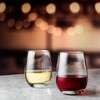 Libbey Stemless Glasses, Clear, 15.25 ounce, Set of 12 - 2 of 4
