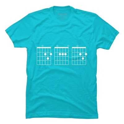Men's Design By Humans Rocking Dad Guitar Chords By HoangCathrine T-Shirt