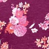 deep claret floral