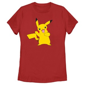 Women's Pokemon Pikachu Happy Dance T-Shirt - 1 of 4