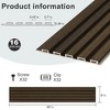 0.35 in. x 0.5 ft. x 4 ft. Composite Sound Absorbing Decorative Wall Paneling 16-Pack - 4 of 4