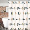 Paaaawaters Birds Shower Curtain, Multi - Colorful Floral Bird Pattern - Whimsical & Playful Bird Shower Curtain - 4 of 4