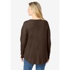 Woman Within Women's Plus Size Washed Thermal V-Neck Tee - 3 of 4