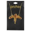 Harry Potter Flying Companion Fire Phoenix Fawkes Necklace - 4 of 4