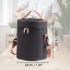 Unique Bargains Cylindrical Insulated Lunch Tote Bag 1 Pc - 2 of 4