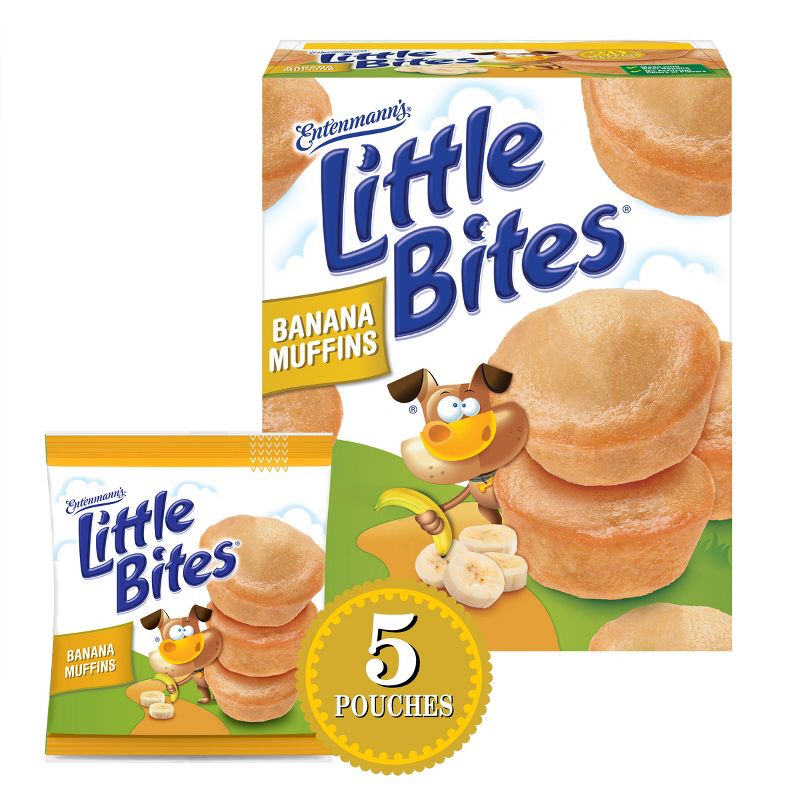 Entenmann&#39;s Little Bites Banana Muffins - 8.25oz, 1 of 9