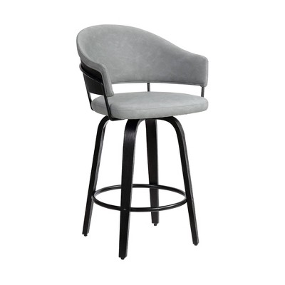 26" Doral Barstool Dark Gray - Armen Living