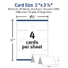 Avery Printable Tent Cards with Sure Feed Technology, 2" x 3.5", White, 160 Blank Place Cards for Laser or Inkjet Printers (5302) - 4 of 4