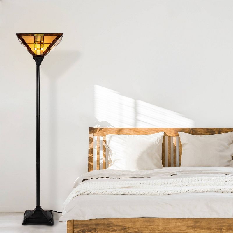 Tiffany Style Floor Lamp (Includes LED Light Bulb) - Trademark Global, 4 of 5