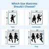 Chic Crate 12 Inch Queen Mattress in a Box – Gel Memory Foam Hybrid, Cooling, Medium Firm, CertiPUR-US Certified - 2 of 4