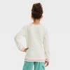 Girls' Hello Kitty & Friends Dreamy Fleece Crew Neck Pullover Sweatshirt - Ivory - 3 of 4