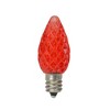 Northlight Faceted LED C7 Christmas Replacement Bulbs - Red - Pack of 25 - 2 of 2