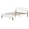 Max & Lily Mid-Century Modern Queen-Size Panel Bed - 2 of 4