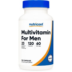 Nutricost Multivitamin for Men 120 Capsules - Vitamins and Minerals for The Healthy Man - 1 of 4