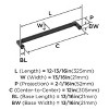 Amerock Balon Appliance Pull for Large Panels and Oversized Cabinets - 3 of 4