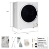 Winado 1.6 Cu.Ft. Compact Household Electric Dryer in White - 2 of 4
