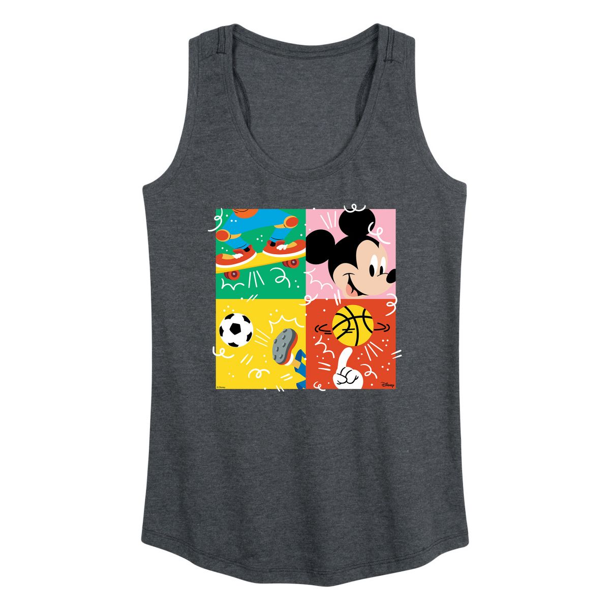 Women's - Disney - Sports Grid Graphic Racerback Tank - thumbnail 5