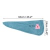 Unique Bargains Women Soft Piglet Pattern Hair Towel Blue 1 Pc - 2 of 3