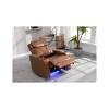 Electric Power Recliner,Power Recliner with USB Charging Port,Hidden Arm Storage,Convenient Cup Holder and Bluetooth Speaker-The Pop Home - 3 of 4