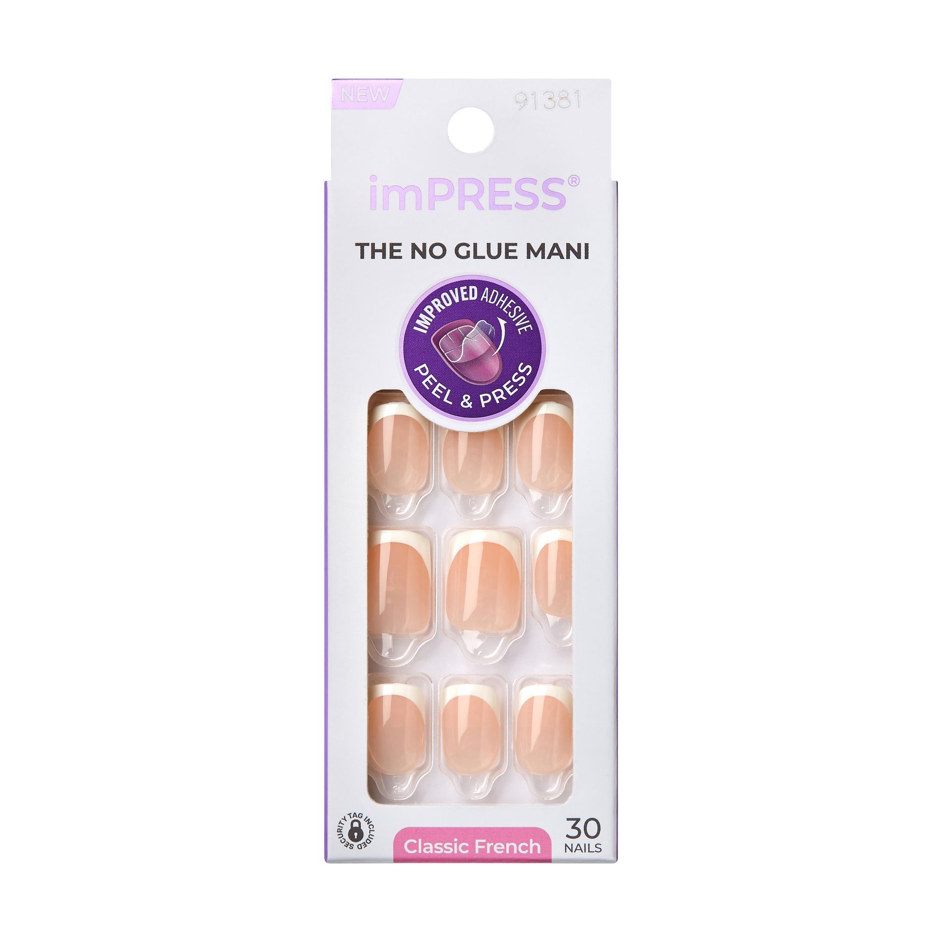KISS Products imPRESS Press-On Manicure Fake Nails - Model - 33ct