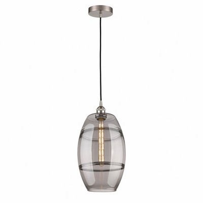 Vaz - 1 Light Cord Hung Mini Pendant In Industrial Style-18.5 Inches Tall and 10 Inches Wide