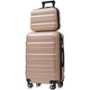 Whisen 13-Piece Luggage Set, 12"/20"/24"/28" ABS Hardshell Suitcases, Duffel Bag and 8 Packing Cubes - 3 of 4