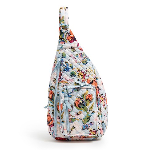 Vera Bradley Women's Cotton XL Campus Backpack Sea Air Floral 