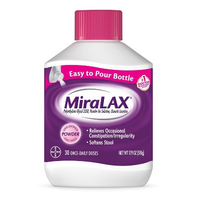 Miralax Laxative Powder for Gentle Constipation Relief
