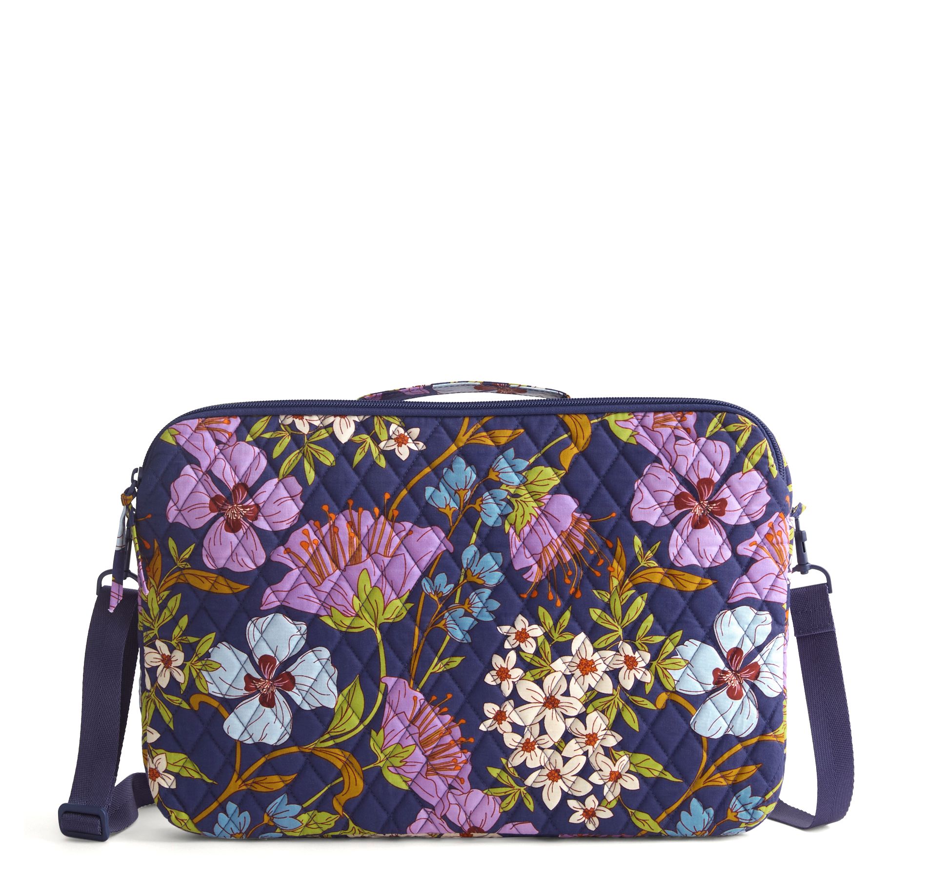 Vera Bradley Women's Outlet Cotton Laptop Crossbody Bag