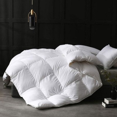APSMILE Heavyweight Feathers Down Poly Cotton Duvet Comforter