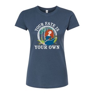 Women's - Disney - Merida Your Fate Is Your Own Fitted Graphic T-Shirt - 1 of 3