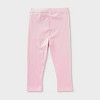 Girls' Adaptive 2pk Capri Leggings - Cat & Jack™ Light Pink - 2 of 3