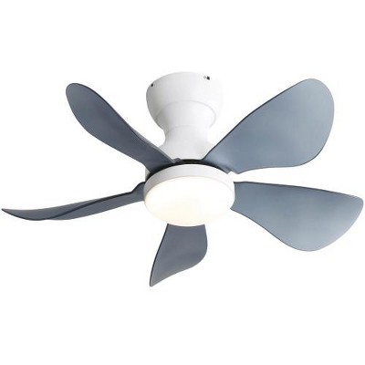 BestParts 29" Compact Ceiling Fan - 5 Reversible ABS Blades, Dimmable LED Light